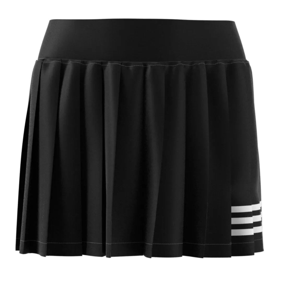 Adidas Women Club Pleated Skirt - Black/White