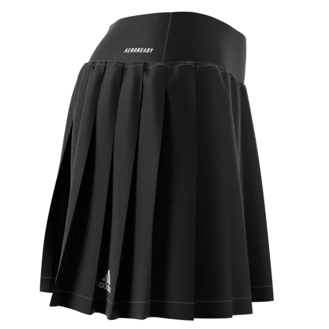 Adidas Women Club Pleated Skirt - Black/White