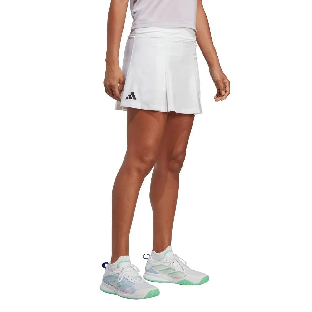 adidas Women's Club Pleated Skirt (White)