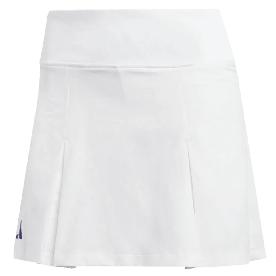 adidas Women's Club Pleated Skirt (White)