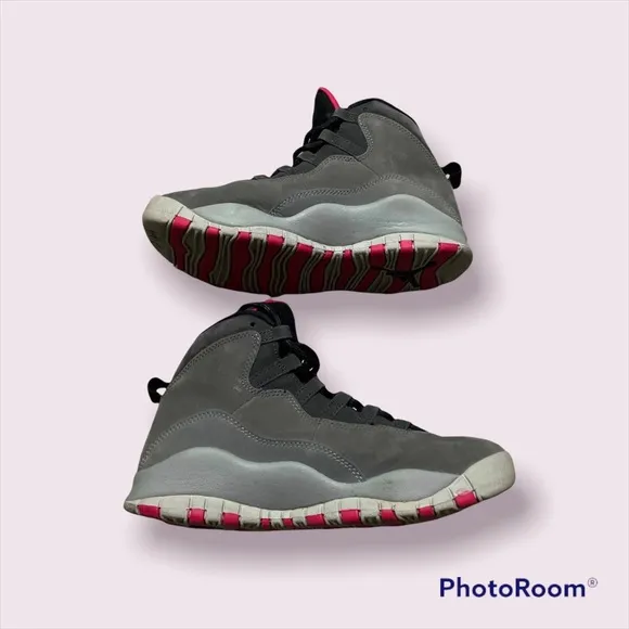 Air Jordan 10 Retro GS 'Smoke Grey'
