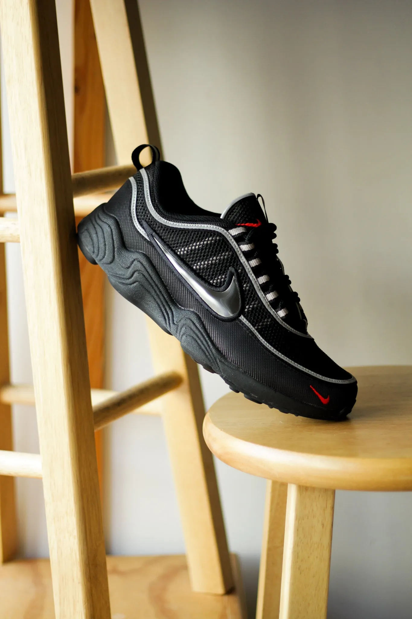 AIR ZOOM SPIRIDON SP "BLACK/METALLIC SILVER"