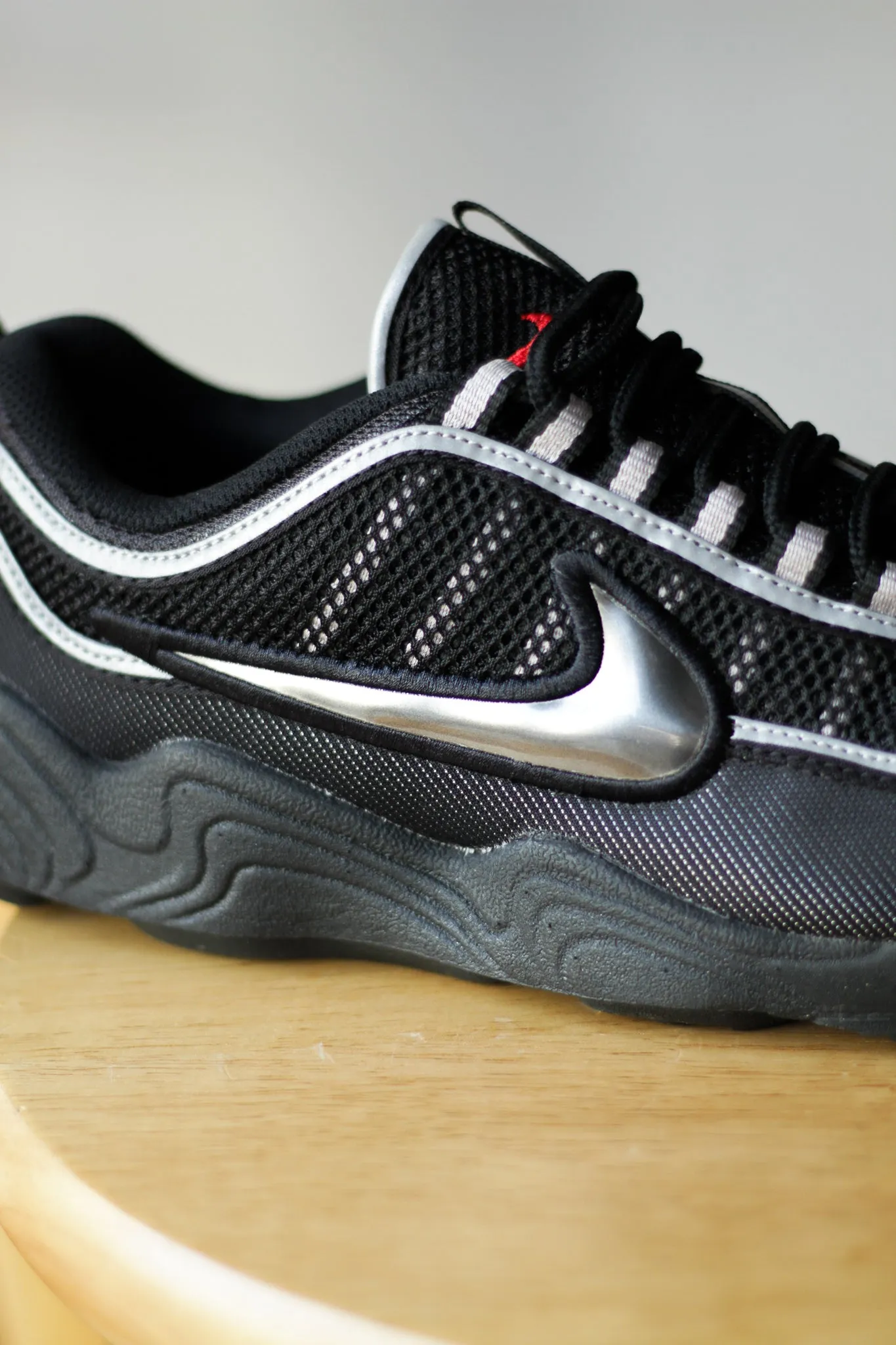 AIR ZOOM SPIRIDON SP "BLACK/METALLIC SILVER"
