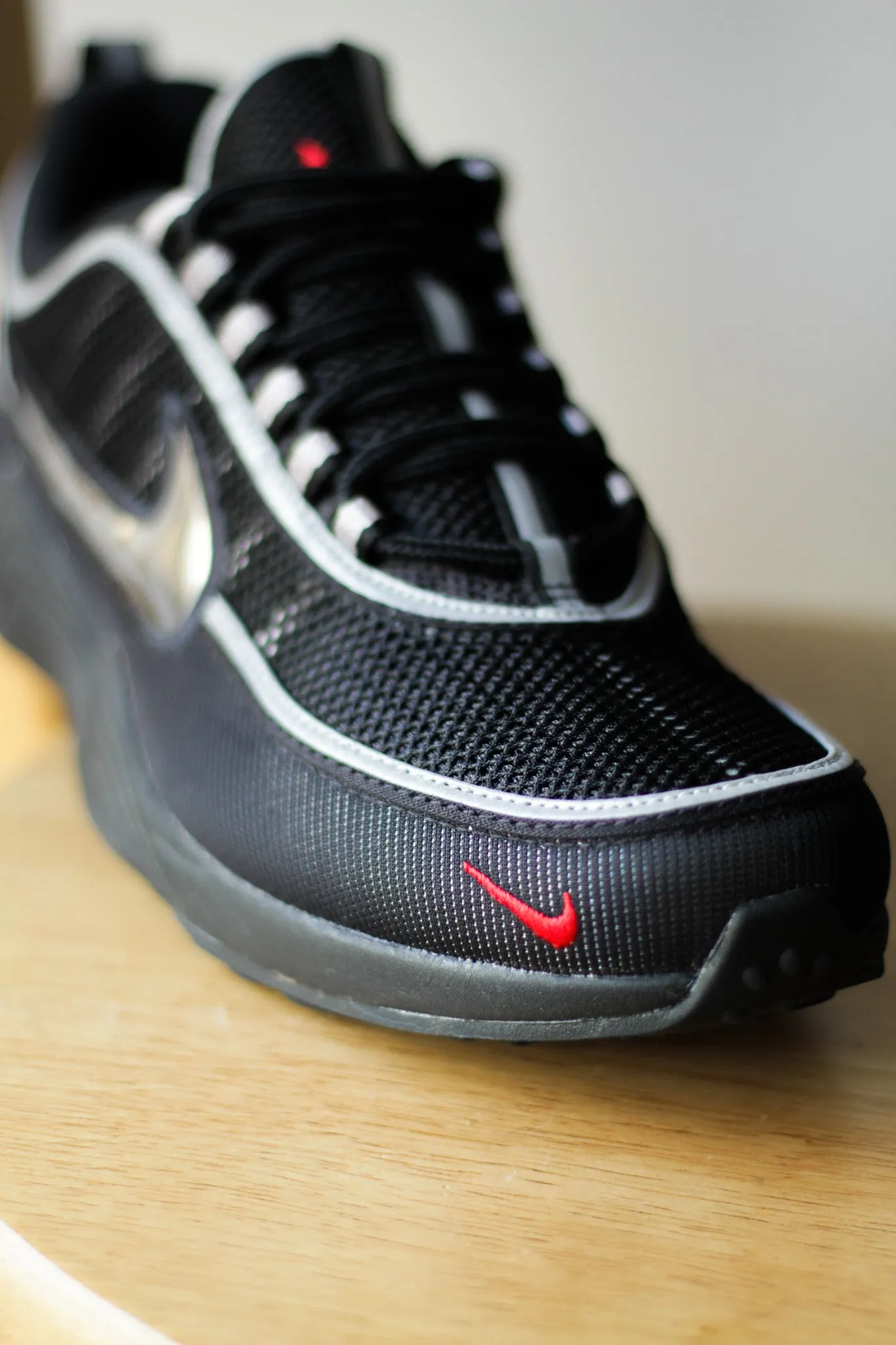 AIR ZOOM SPIRIDON SP "BLACK/METALLIC SILVER"