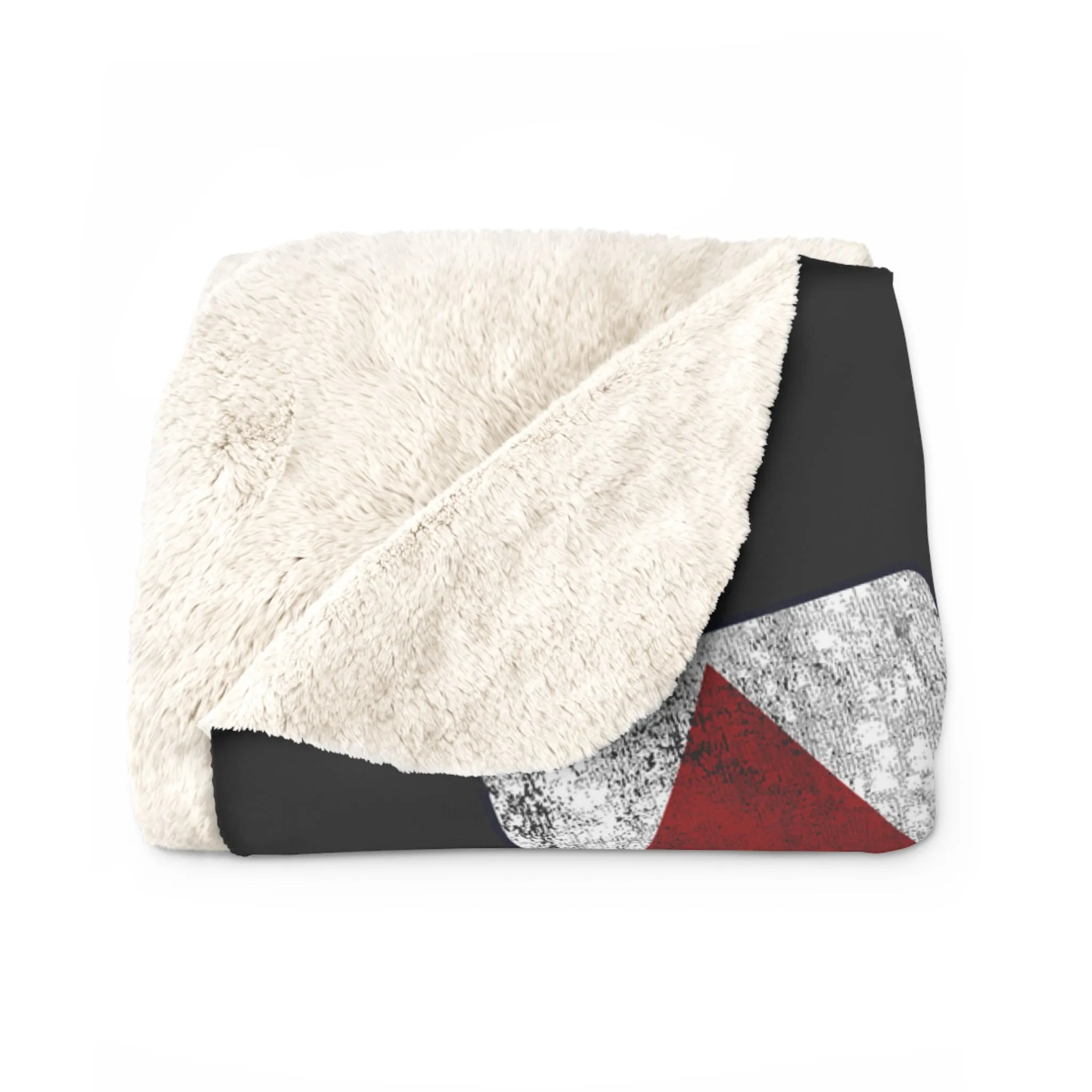 All Boston Sherpa Fleece Blanket
