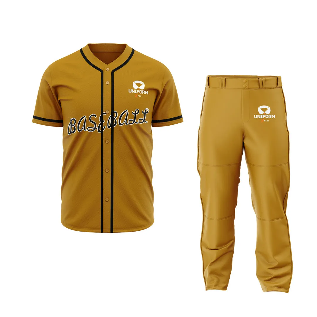 All-Star Baseball Uniform Set | Customizable Jerseys & Pants for Teams
