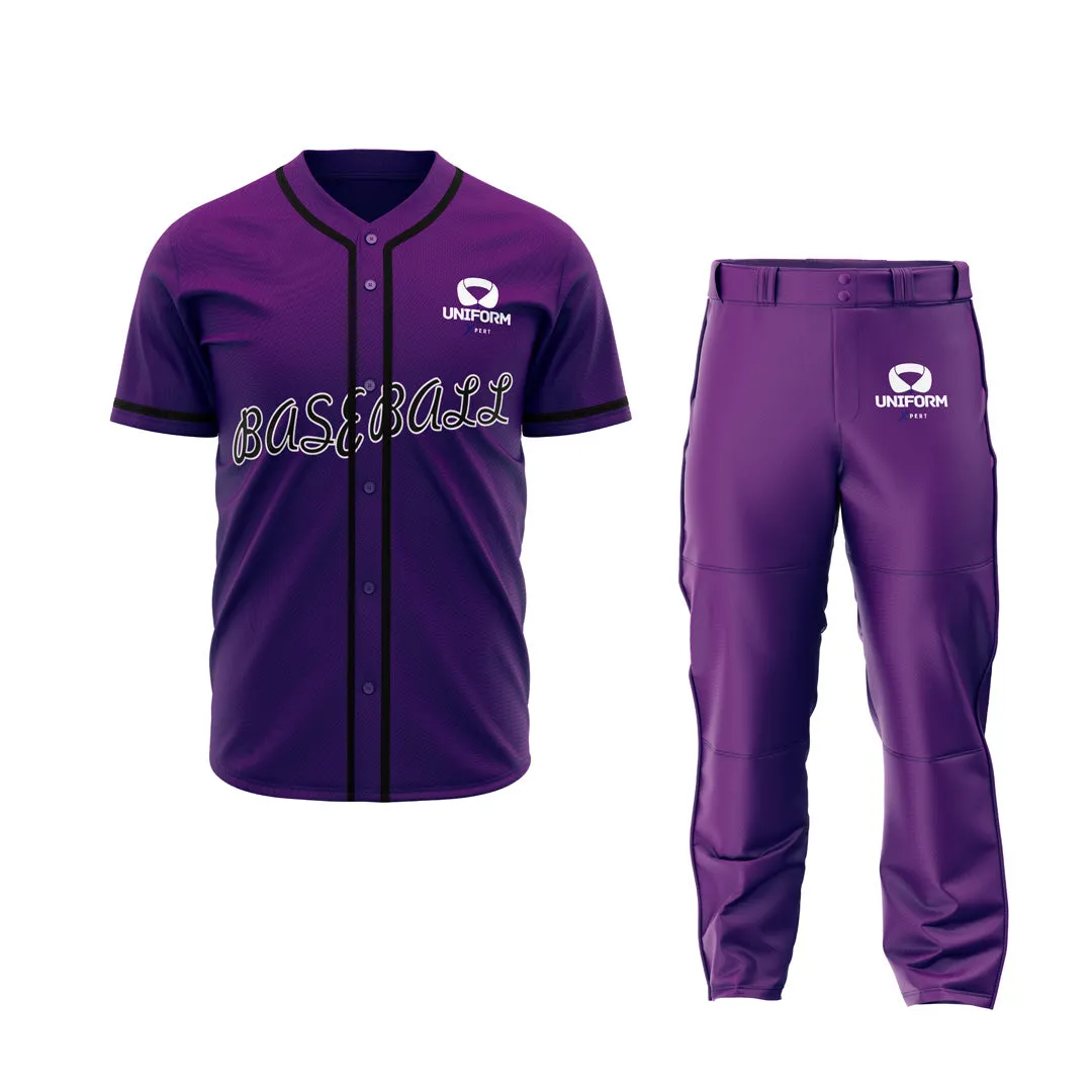 All-Star Baseball Uniform Set | Customizable Jerseys & Pants for Teams