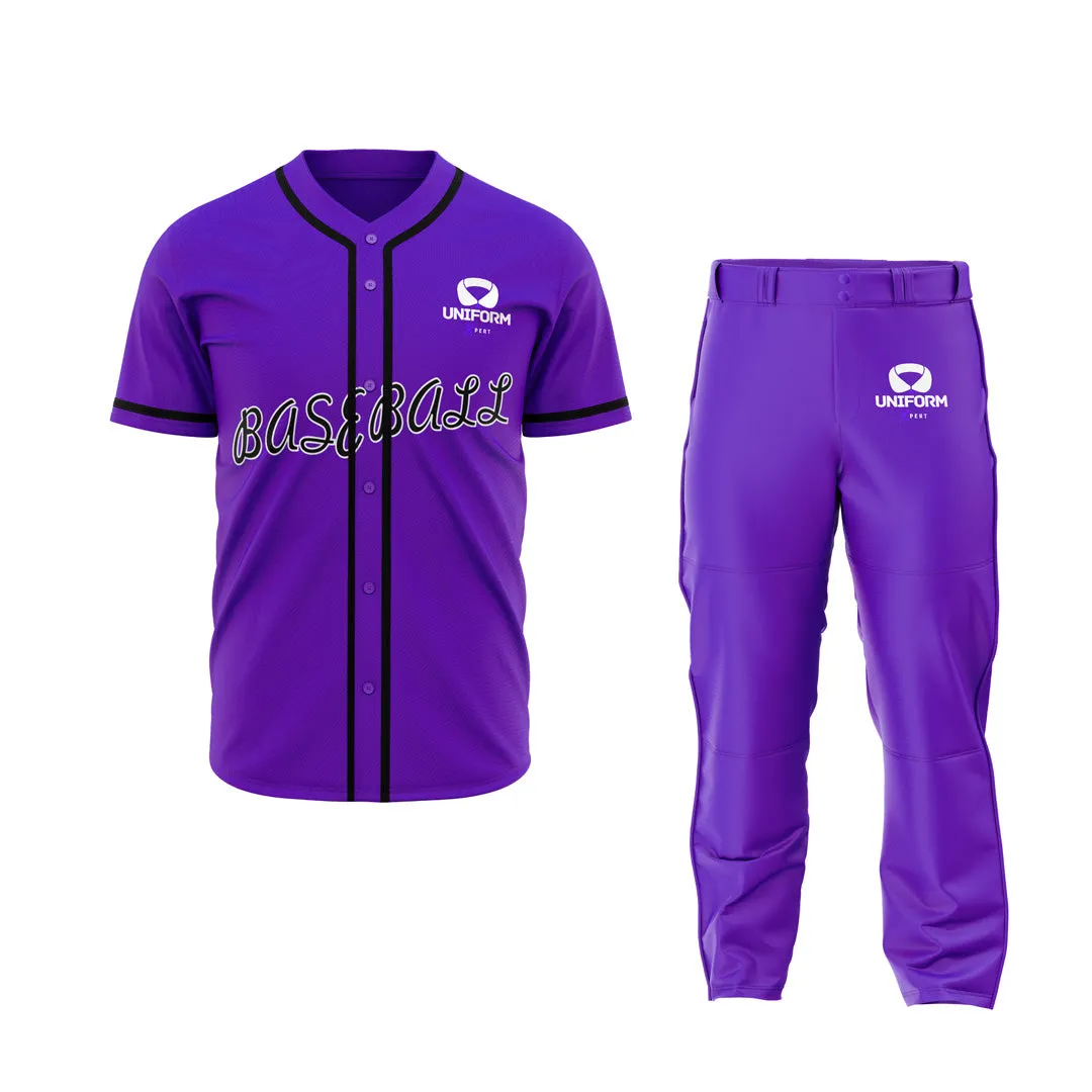 All-Star Baseball Uniform Set | Customizable Jerseys & Pants for Teams