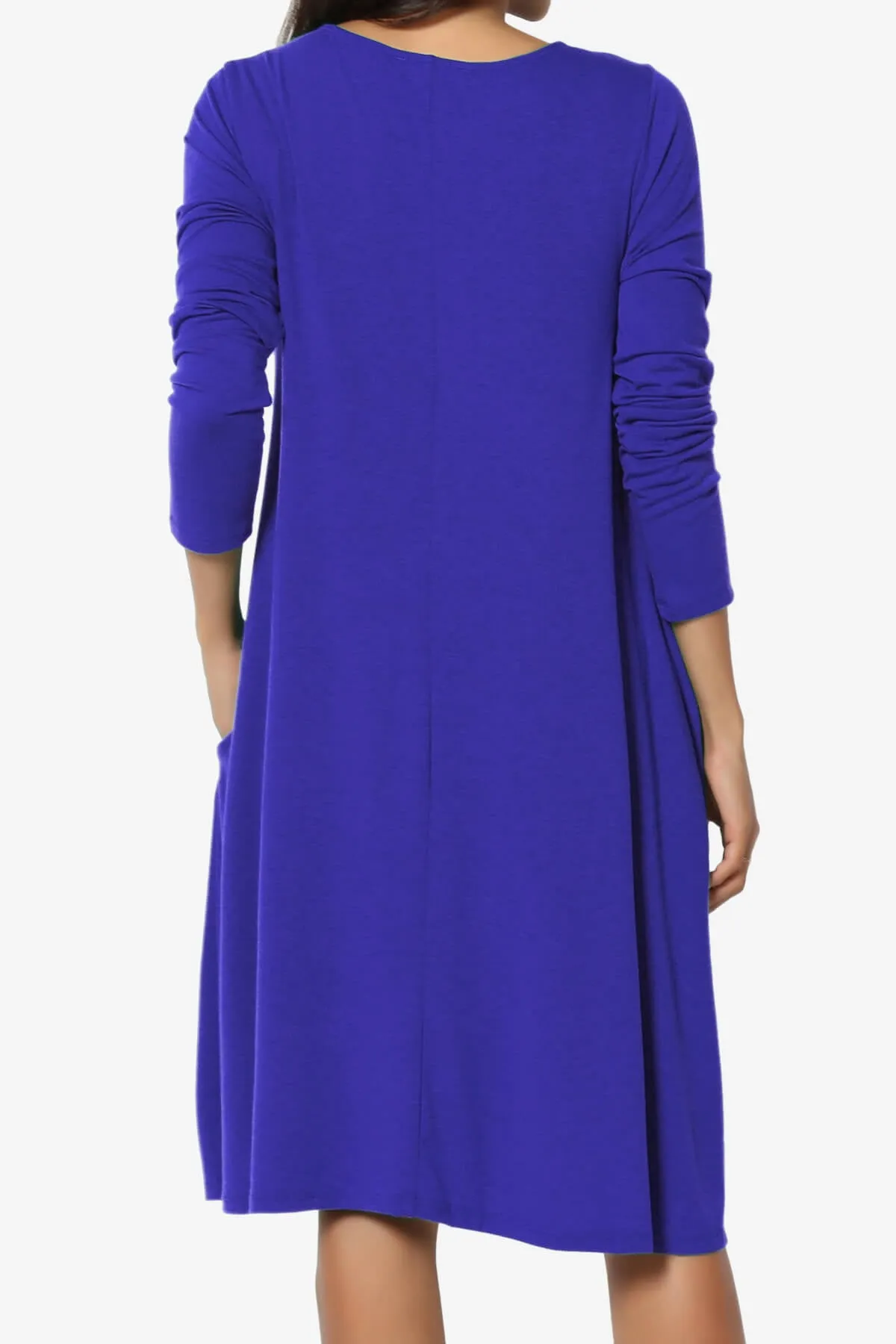 Allie Long Sleeve Jersey A-Line Dress