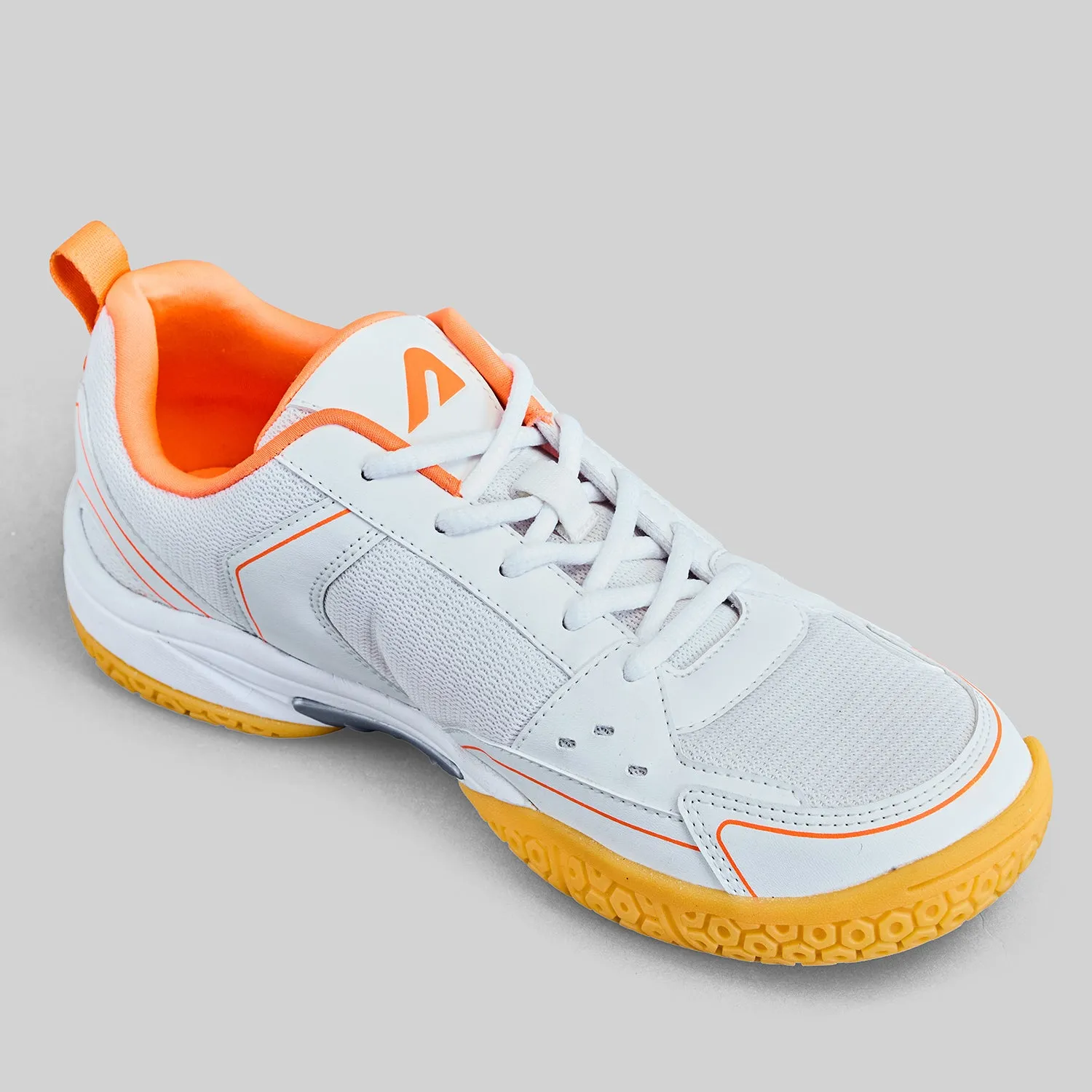 Archer Badminton Shoes - White/Orange