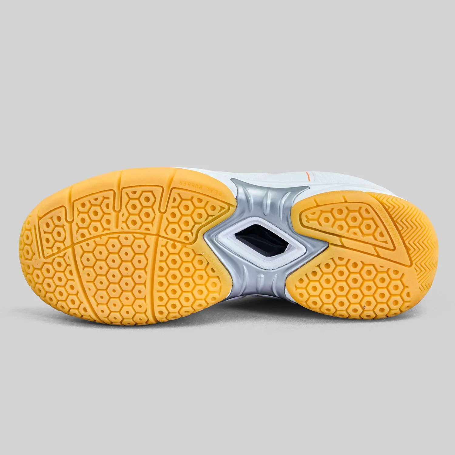 Archer Badminton Shoes - White/Orange