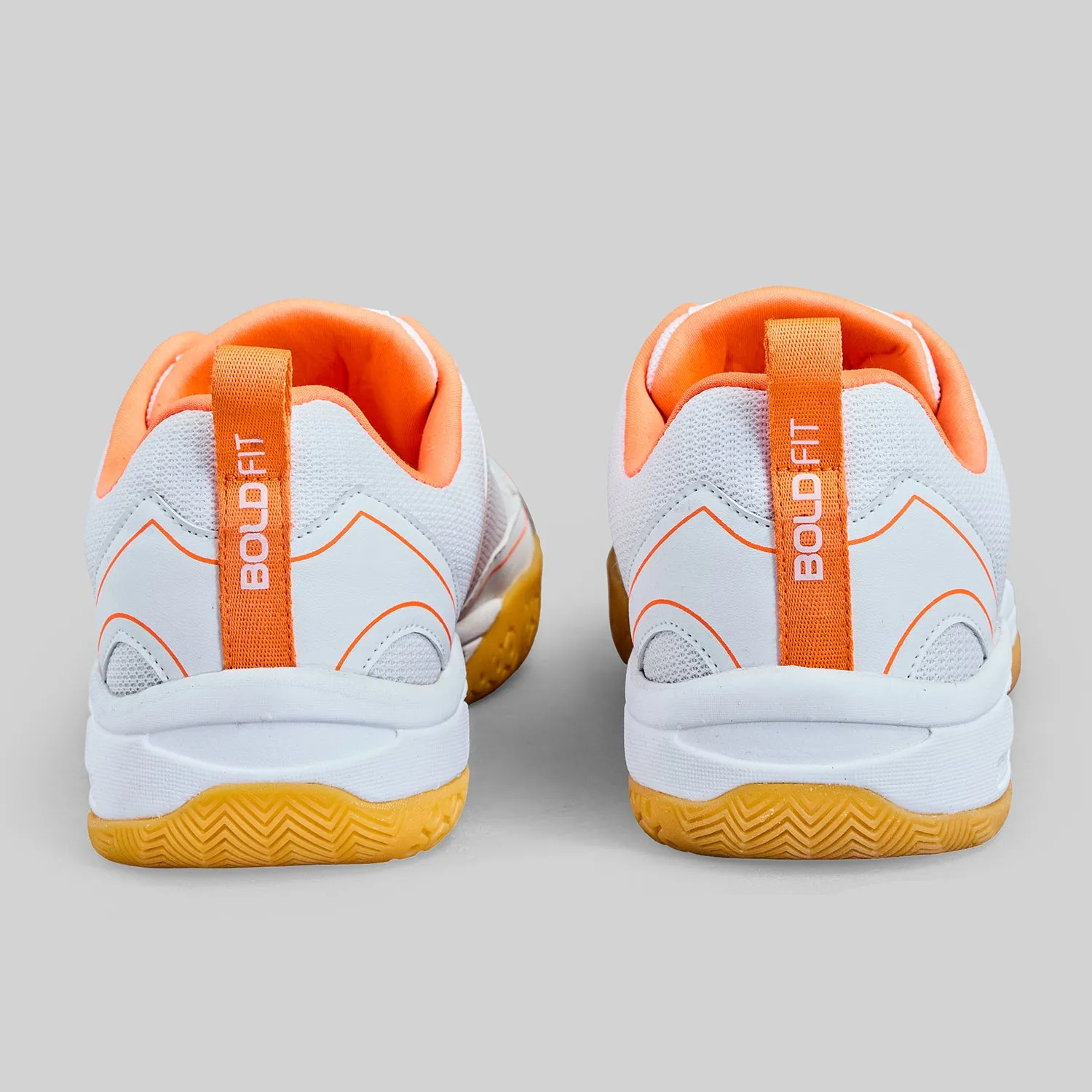 Archer Badminton Shoes - White/Orange