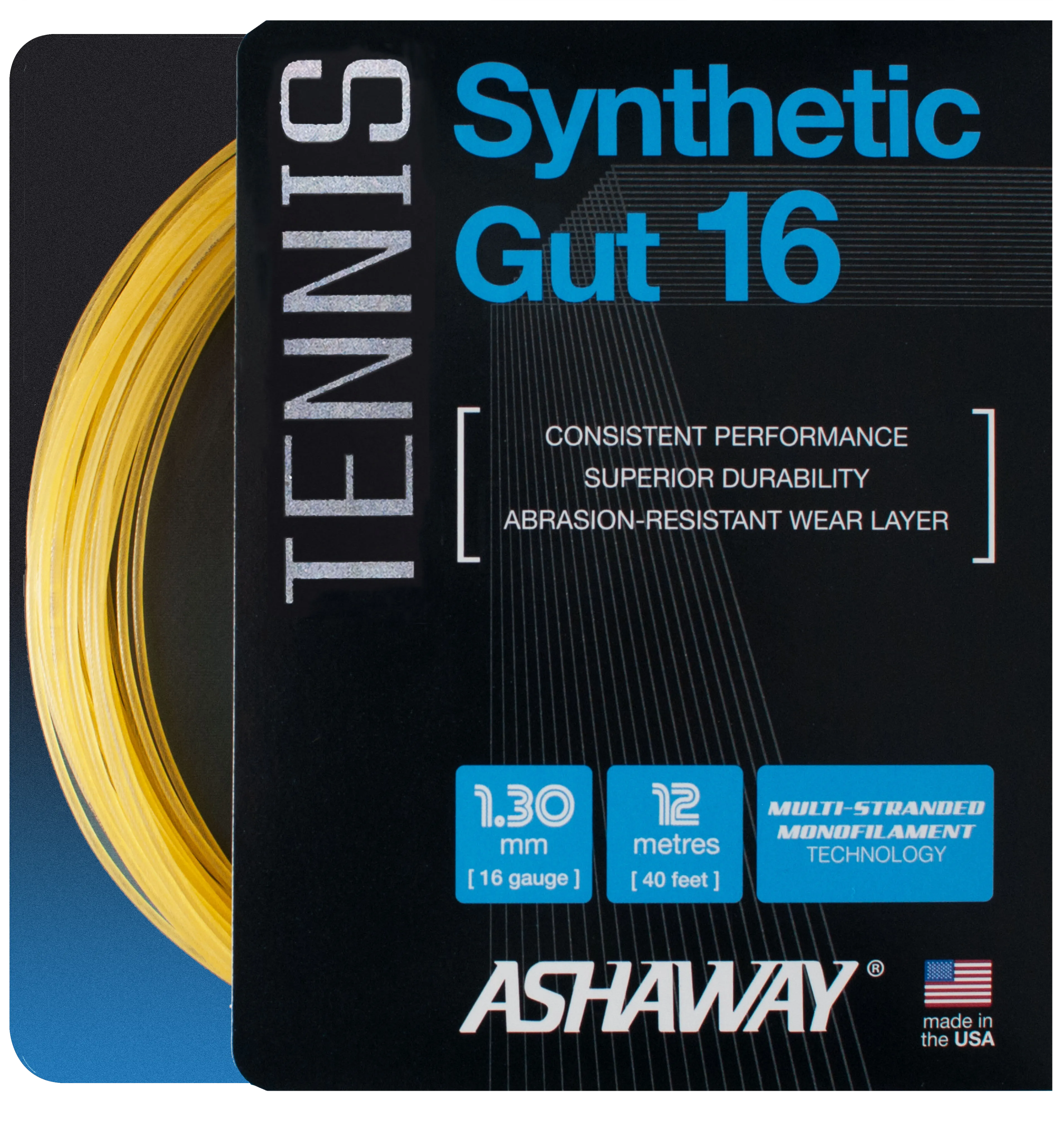 Ashaway Synthetic Gut 16 Tennis String