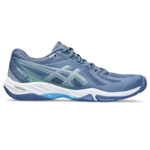 Asics Blade FF Men's Denim Blue & Lime Burst Indoor Court Shoes