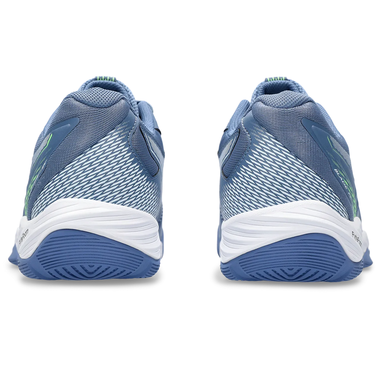 Asics Blade FF Men's Denim Blue & Lime Burst Indoor Court Shoes