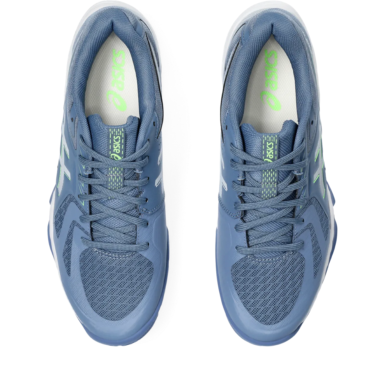 Asics Blade FF Men's Denim Blue & Lime Burst Indoor Court Shoes
