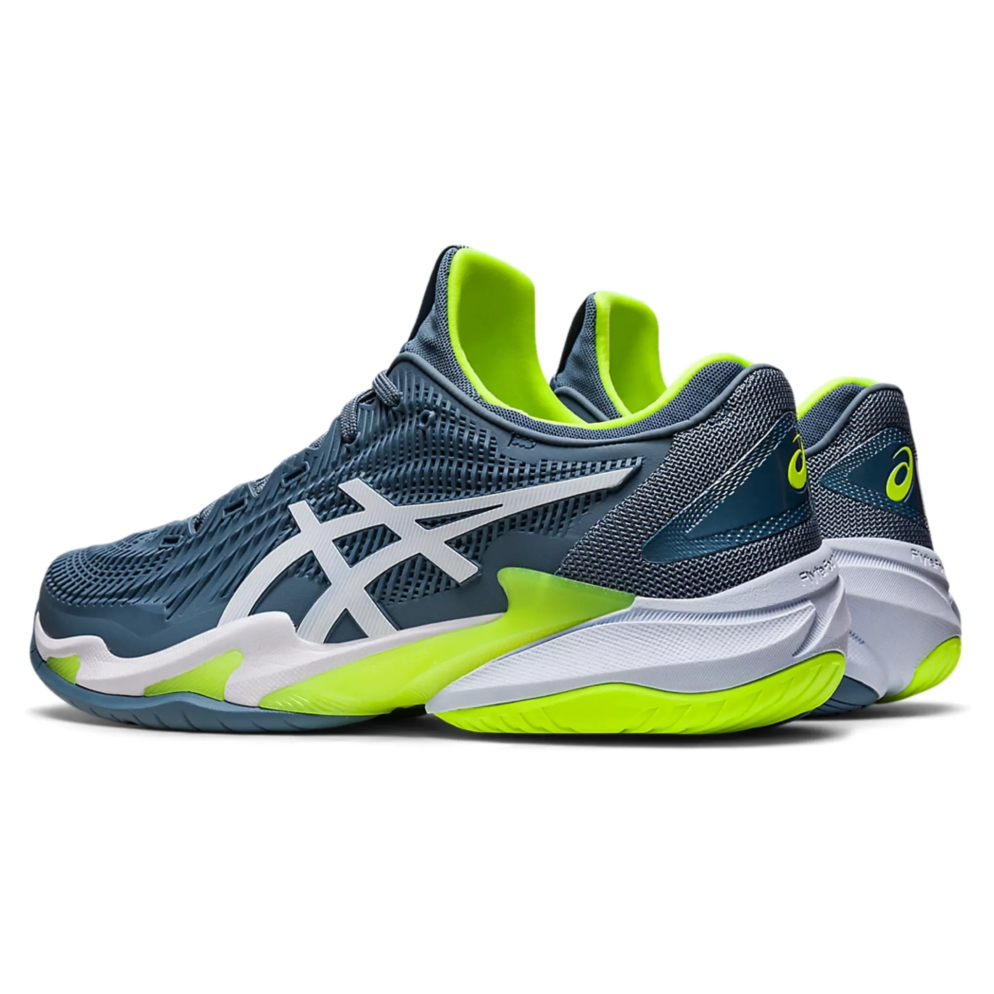 ASICS Court FF3 CLAY (Men's) Steel Blue/White