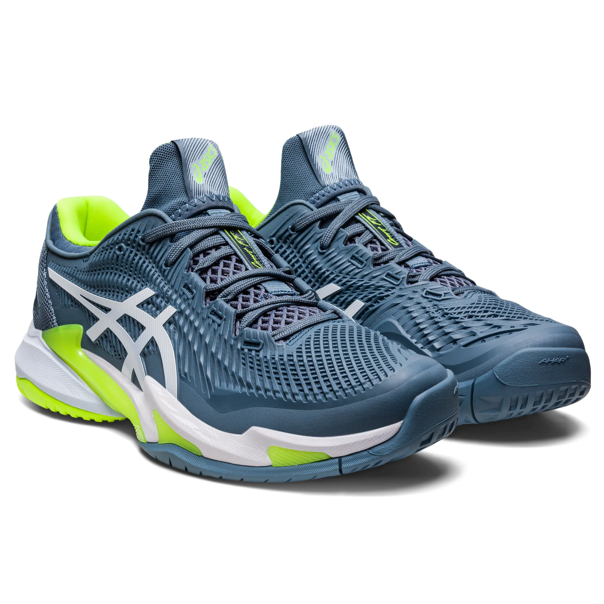 ASICS Court FF3 CLAY (Men's) Steel Blue/White