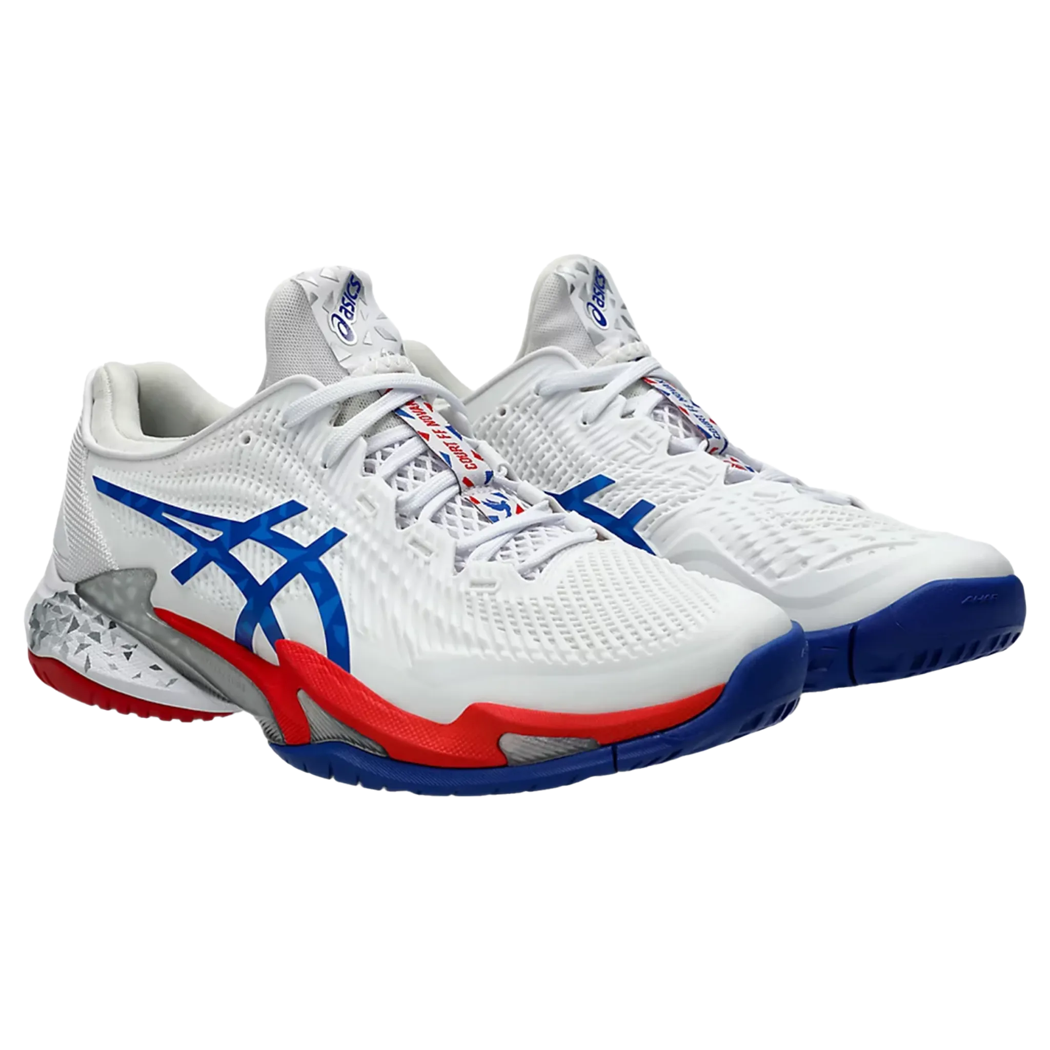 Asics Court FF3 Novak (Men's) White/Asics Blue