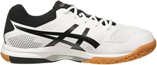 ASICS Men Gel-Rocket 8 White Badminton Shoes-6 UK/India (40 EU)(7 US) (B706Y-0190)