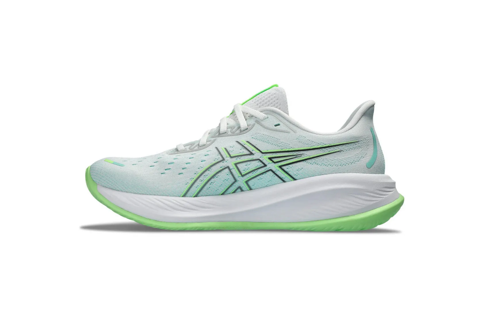 Asics Men's GEL-CUMULUS 26  Running Shoes in White/Sheet Rock