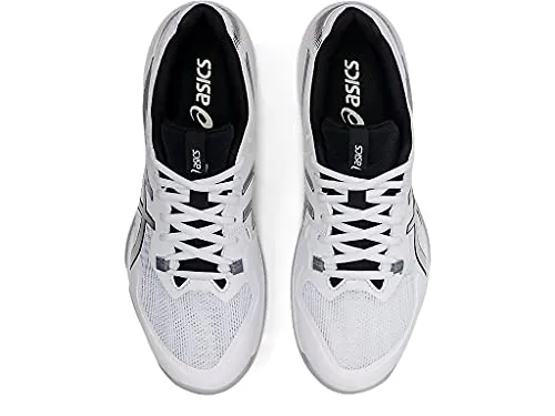 ASICS Men's Gel-Tactic Indoor Sport Shoes, 15, White/Pure Silver