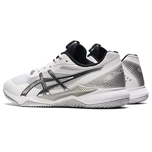 ASICS Men's Gel-Tactic Indoor Sport Shoes, 15, White/Pure Silver