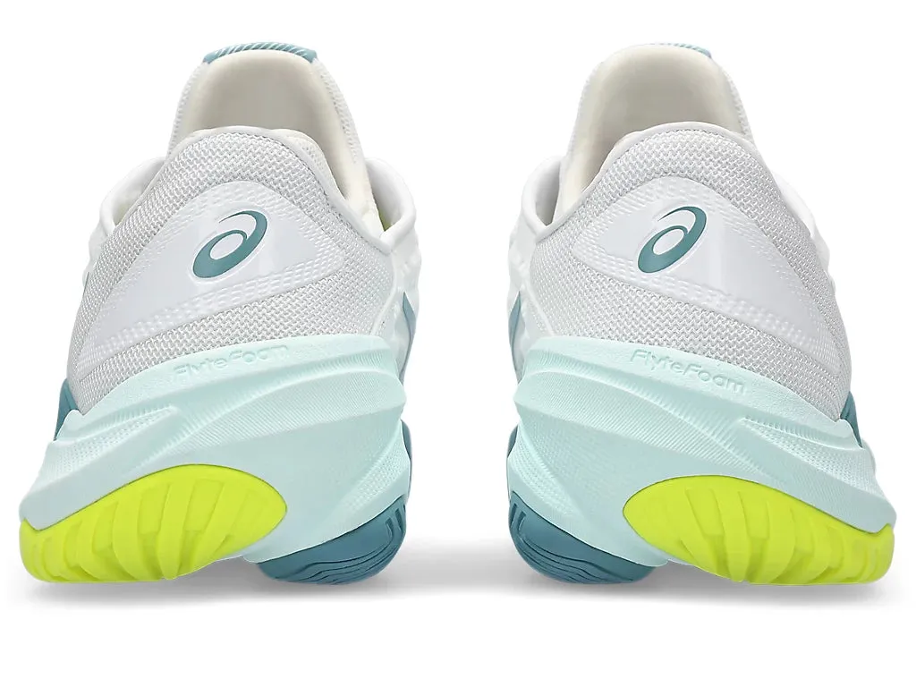 Asics Women's COURT FF 3 Tennis Shoes in White/Soothing Sea