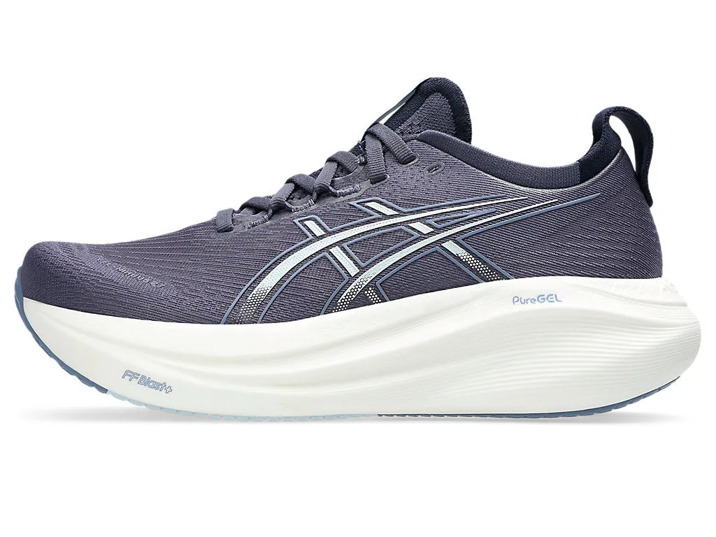 Asics Women's GEL-NIMBUS 27 Running Shoes in Indigo Fog/Cool Grey