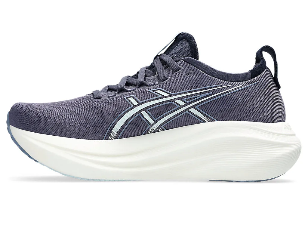 Asics Women's GEL-NIMBUS 27 Running Shoes in Indigo Fog/Cool Grey