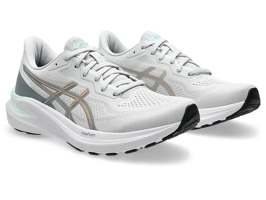 Asics Women's GT-1000 13 Running Shoes in Concrete/Champagne