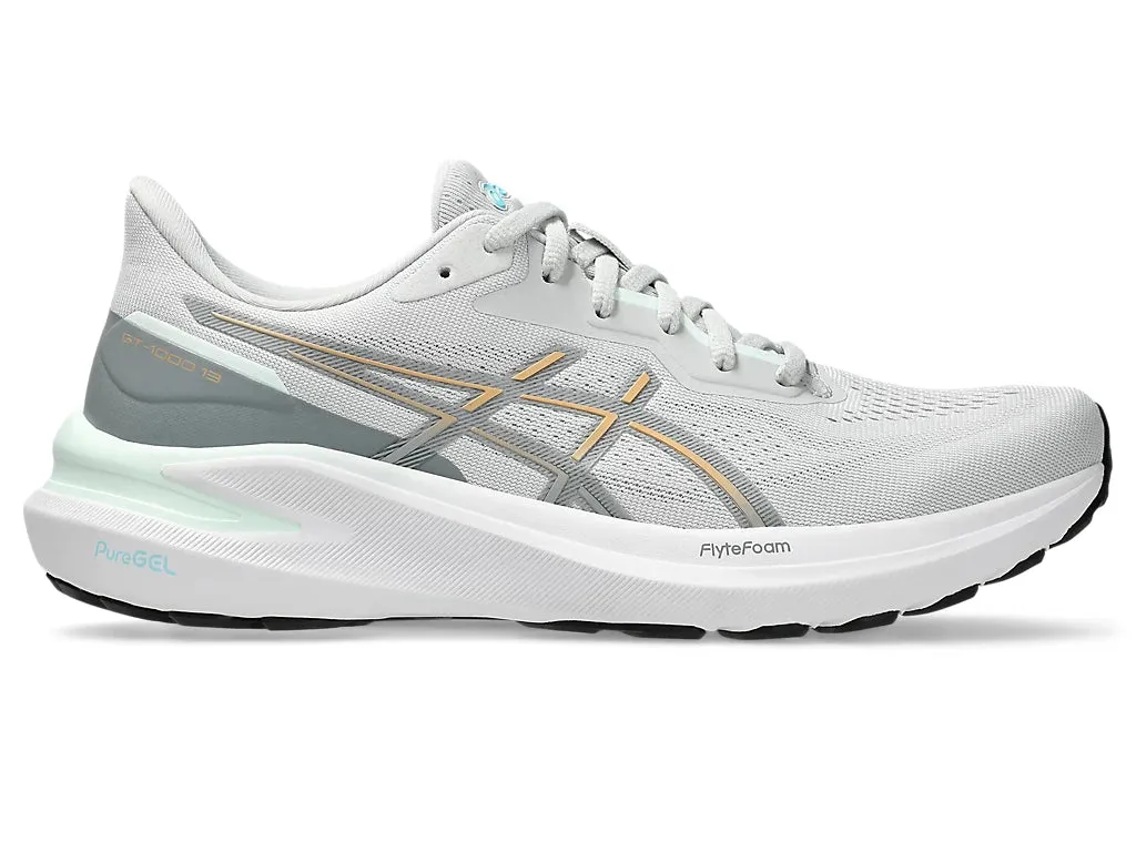 Asics Women's GT-1000 13 Running Shoes in Concrete/Champagne