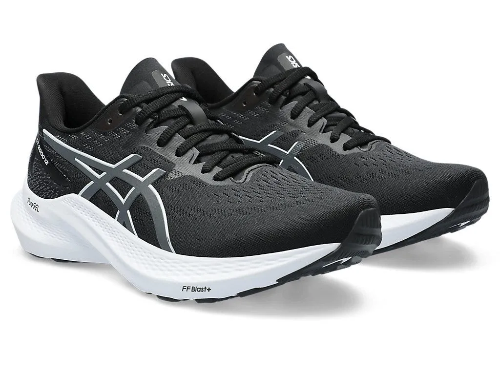 Asics Women's GT-2000 12 Narrow (2A) Running Shoes in Black/Carrier Grey