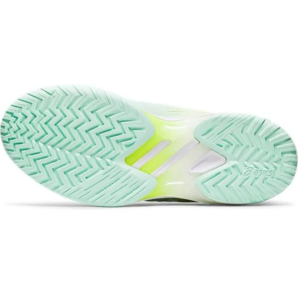 Asics Women's Solution Speed FF L.E. Tennis Shoes in Mint Tint/White