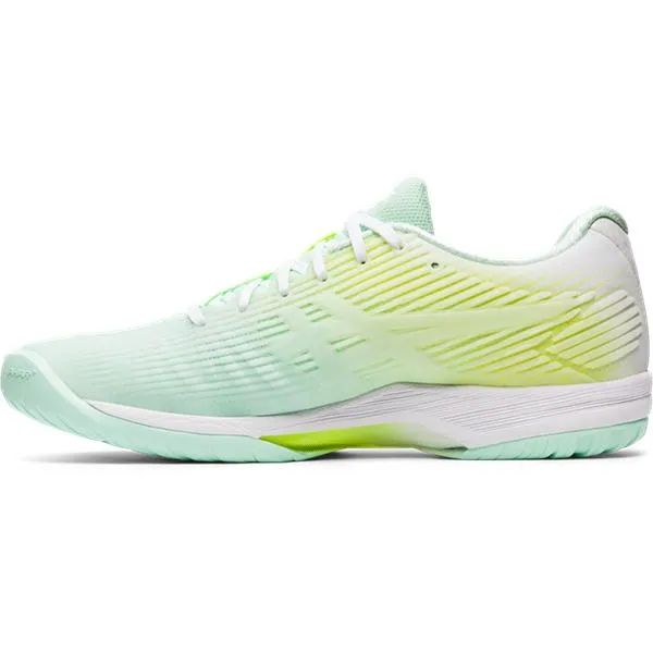 Asics Women's Solution Speed FF L.E. Tennis Shoes in Mint Tint/White
