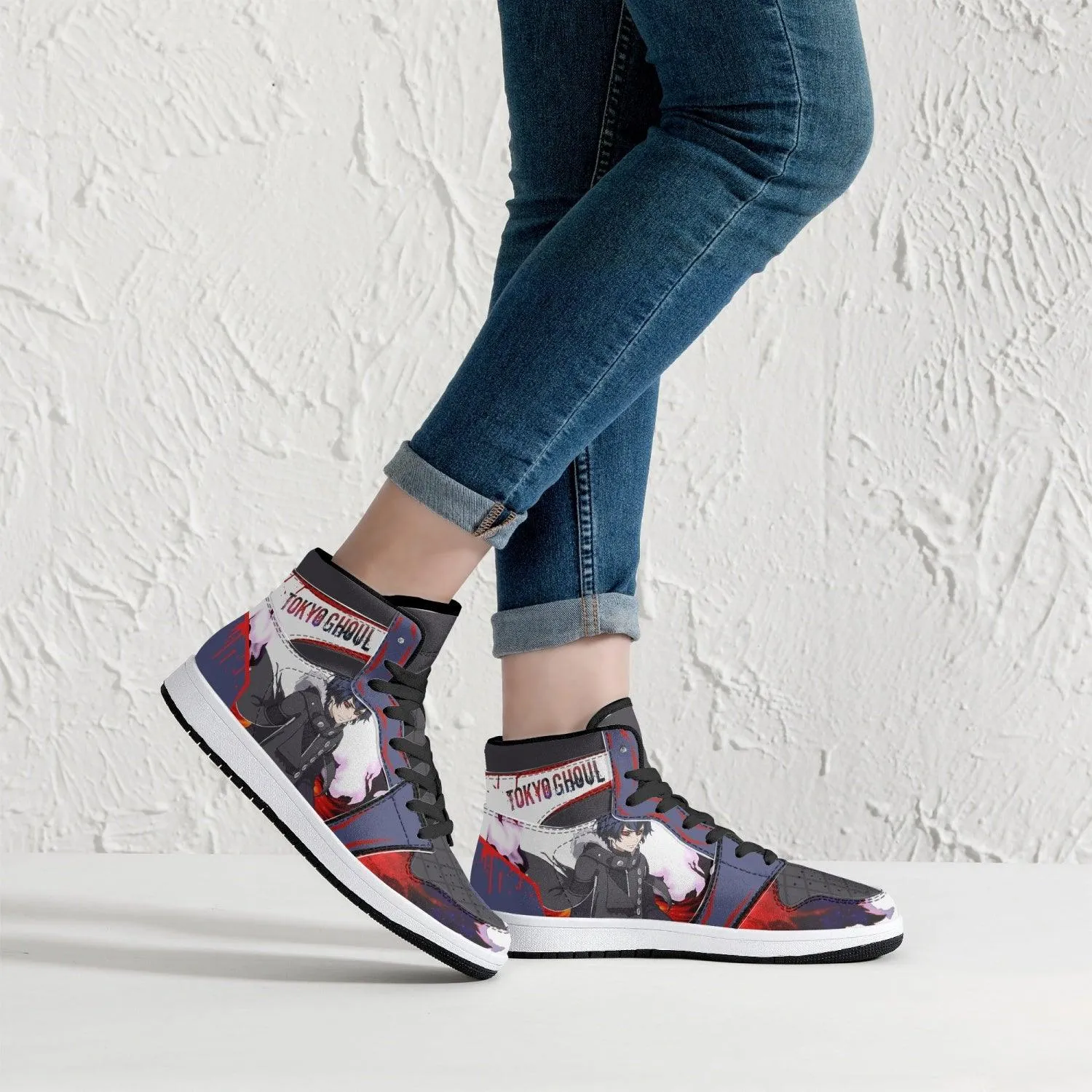 Ayato Kirishima Tokyo Ghoul Mid 1 Basketball Shoes