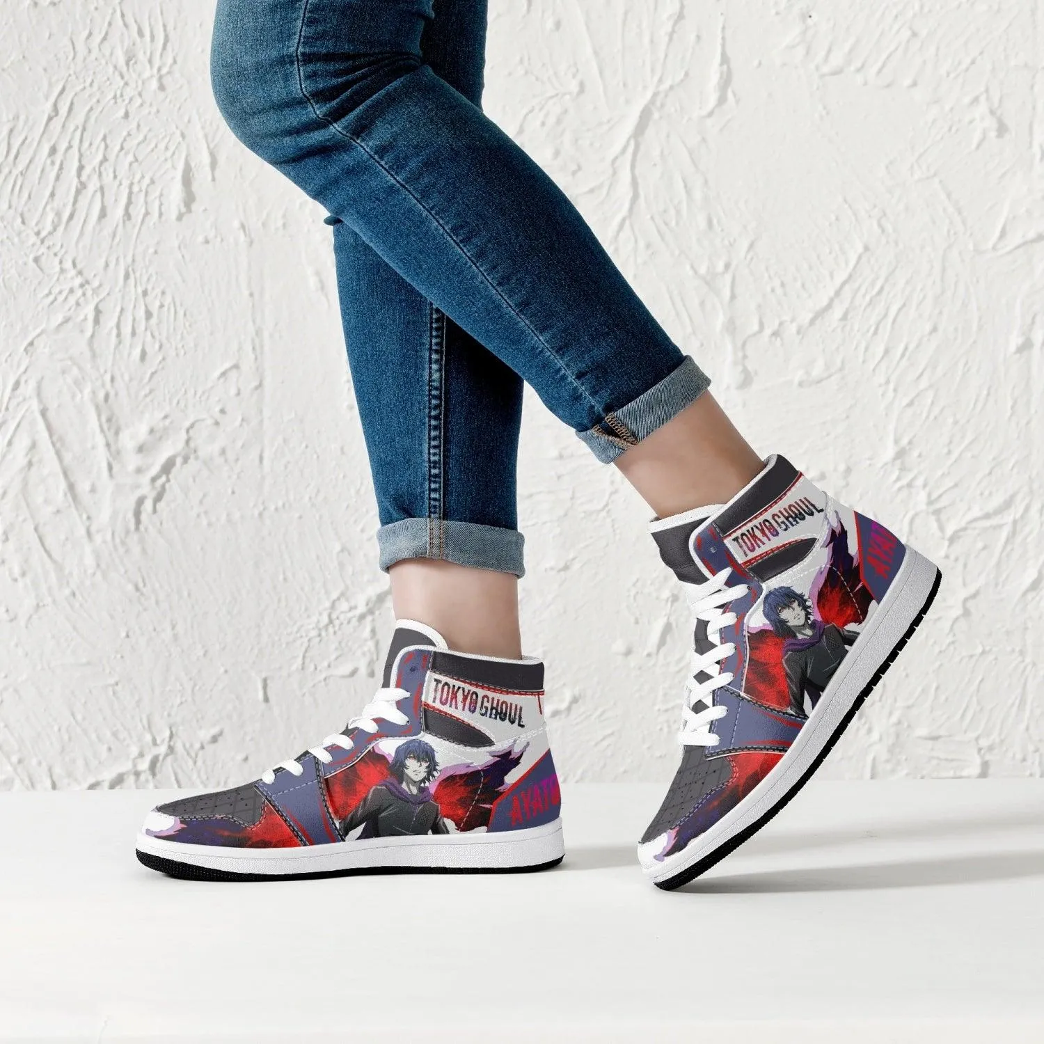 Ayato Kirishima Tokyo Ghoul Mid 1 Basketball Shoes