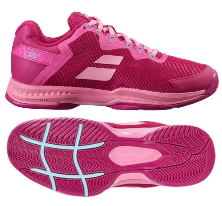 Babolat SFX3 All Court Womens Tennis Shoes - Honeysuckle Pink