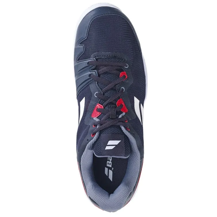 Babolat SFX3 Black & Poppy Red Men's Tennis Shoes