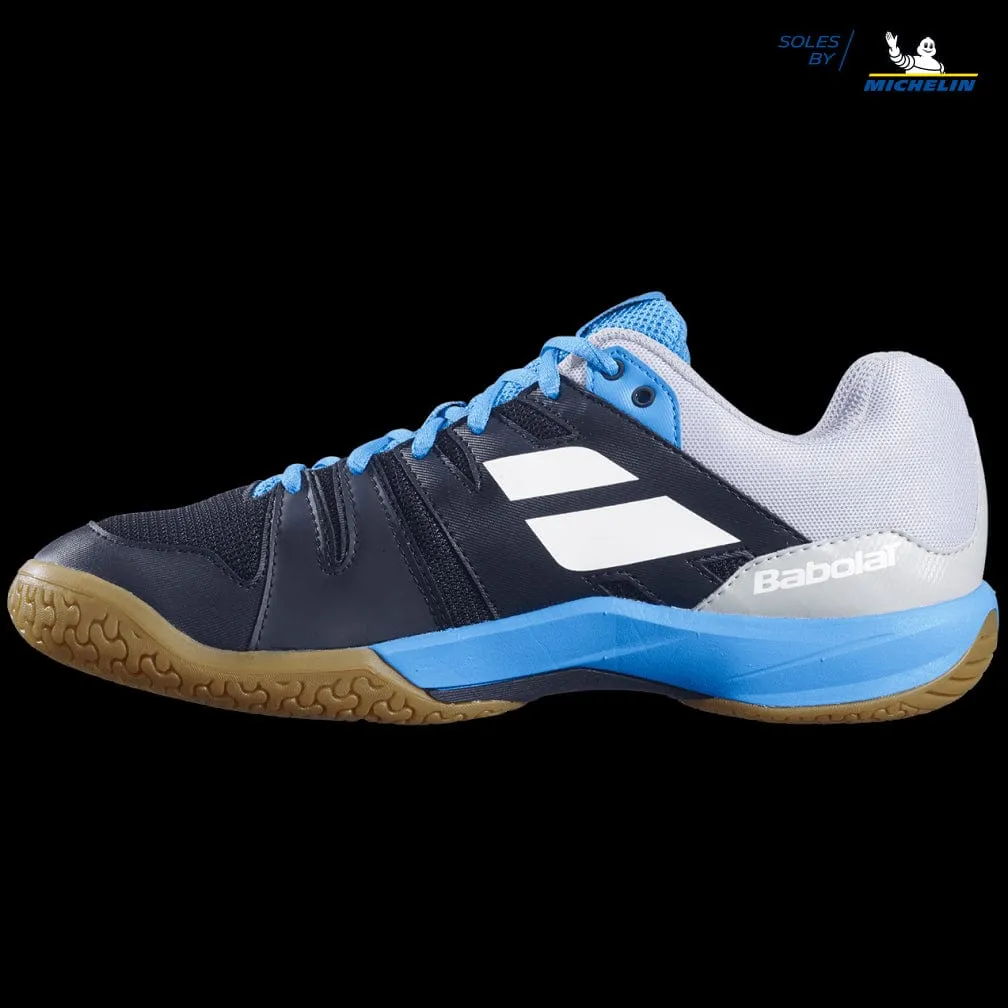 Babolat Shadow Team Badminton Shoes - Black Blue