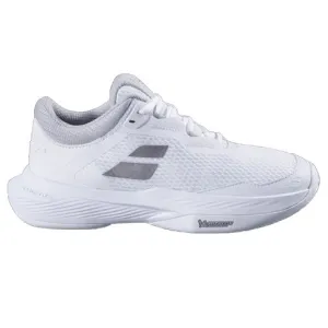 Babolat Women's SFX4 All Court Tennis Shoes, White/Silver