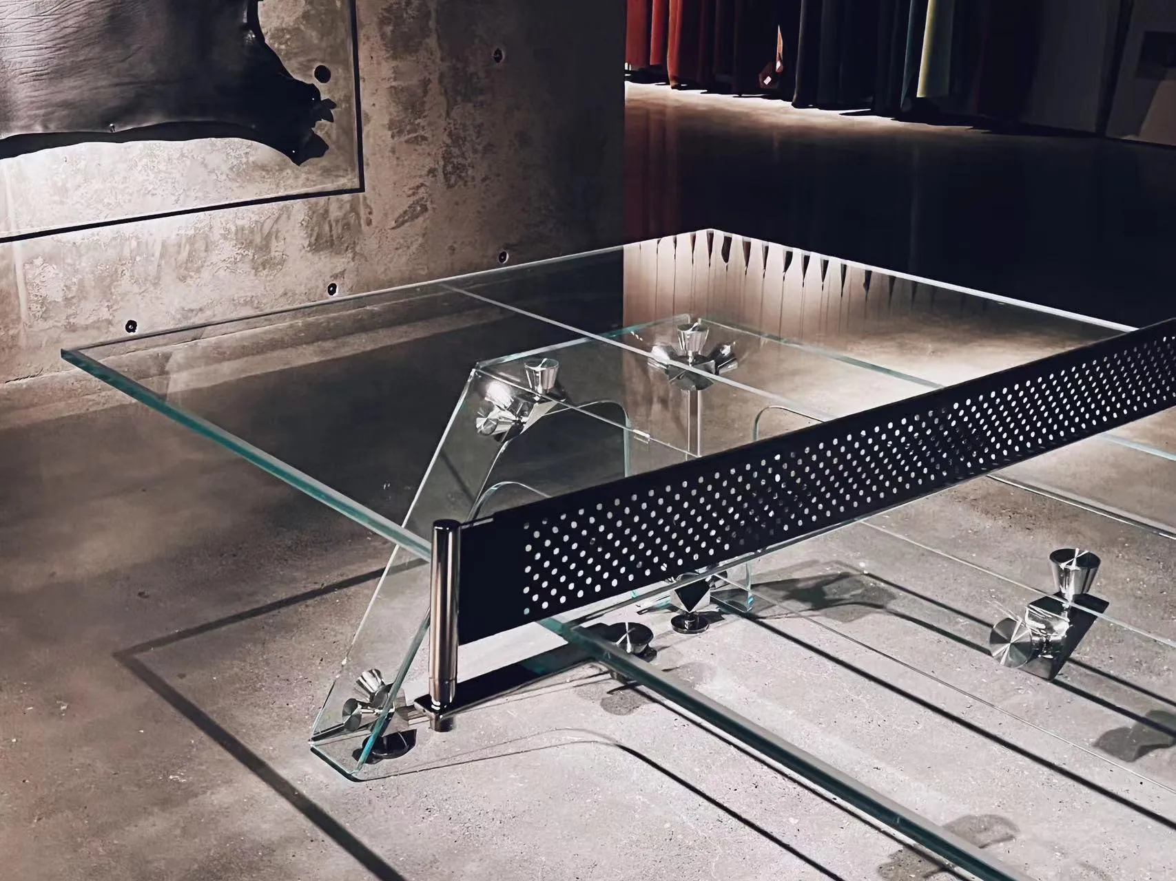 Berlin Glass Table Tennis Table
