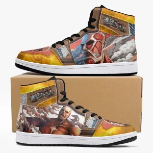 Bertholdt Hoover Colossal Titan Attack on Titan Mid 1 Basketball Shoes