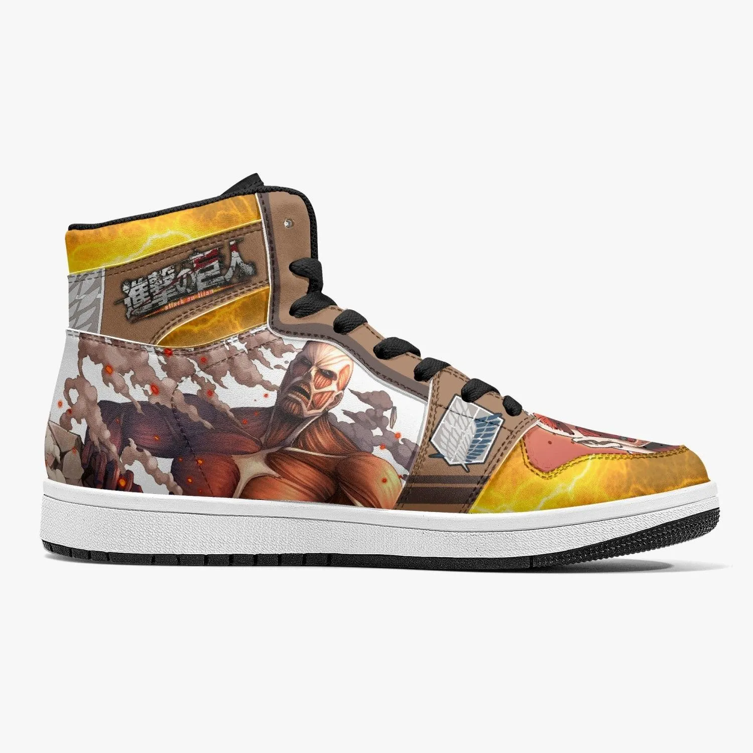 Bertholdt Hoover Colossal Titan Attack on Titan Mid 1 Basketball Shoes
