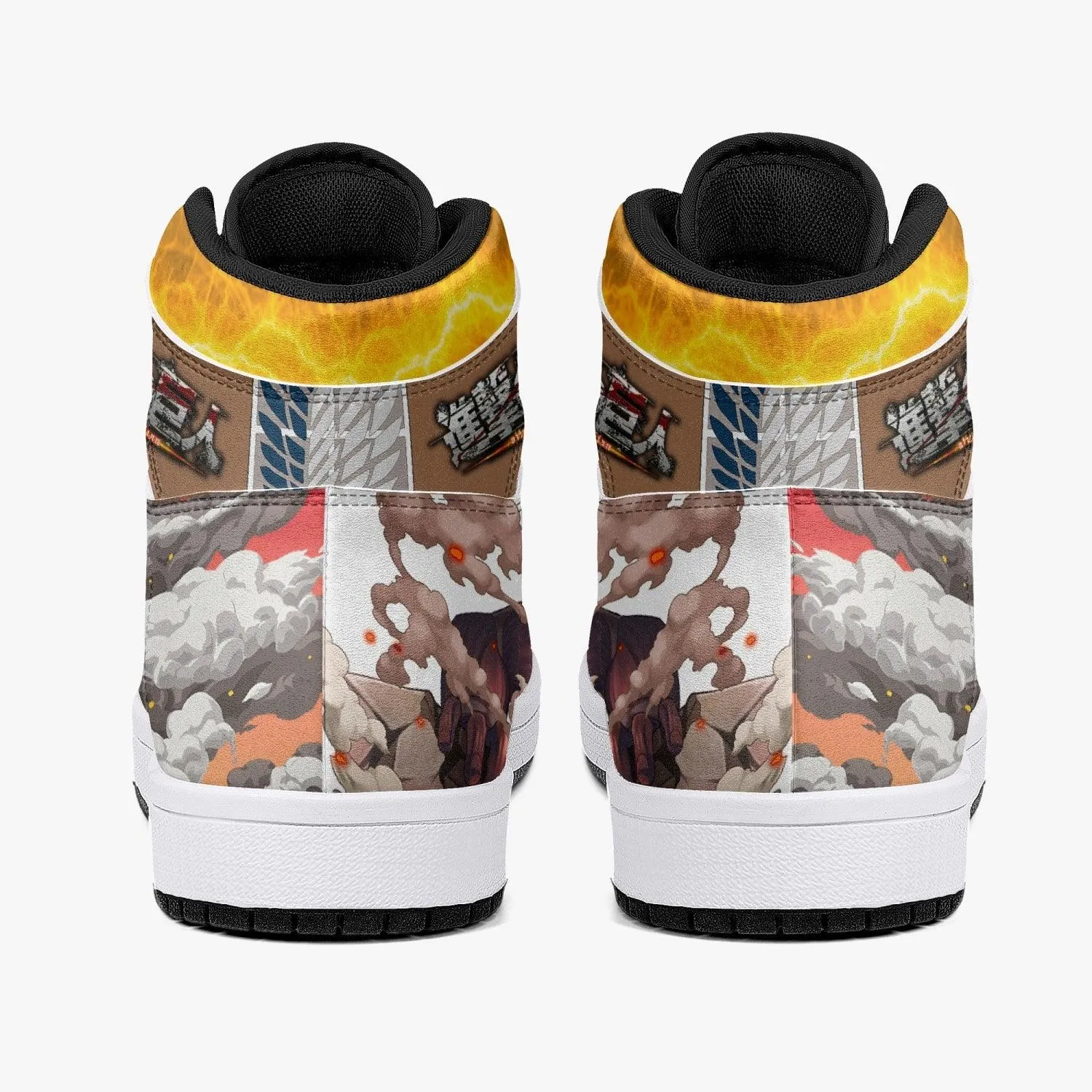 Bertholdt Hoover Colossal Titan Attack on Titan Mid 1 Basketball Shoes