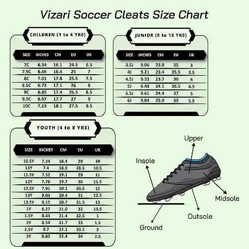 Blaze Firm Ground Soccer Shoes - Black/Orange