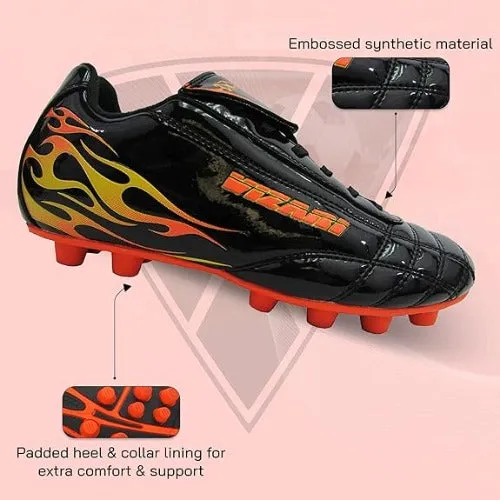 Blaze Firm Ground Soccer Shoes - Black/Orange