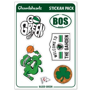Bleed Green Sticker Pack
