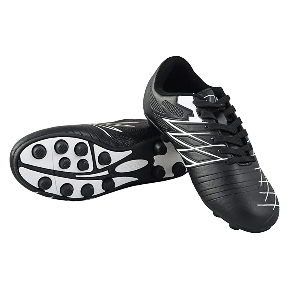 Boca Firm Ground Soccer Shoes - Black/White