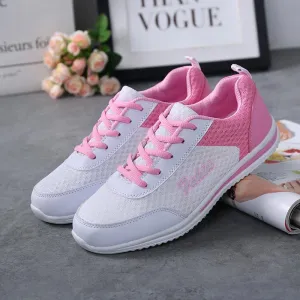 Breathable mesh shoes for women